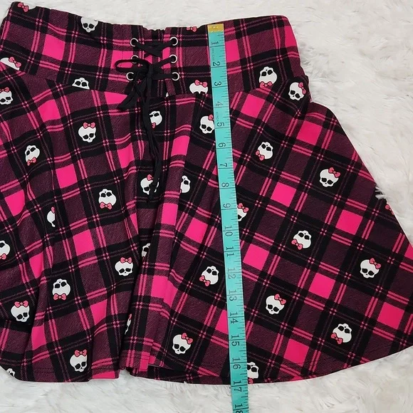 Hot Topic Monster High Uniform GothicSkull Skirt - Picture 8 of 8